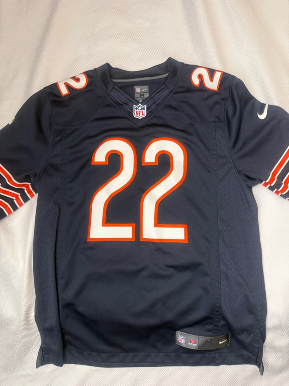 Nike On the Field Navy,White,Orange #22 Forte Chicago Bears Football Jersey - M
